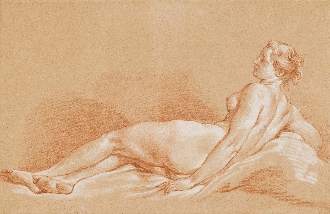 Giovane donna sdraiata